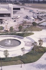 [1975-03] View of Anthenaeum construction and Fountain