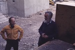 [1972-03] Albert Vrana during the installation of Las Cuatro Razas (The Four Races)