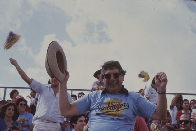 Florida International University Sunblazers fans in the stands