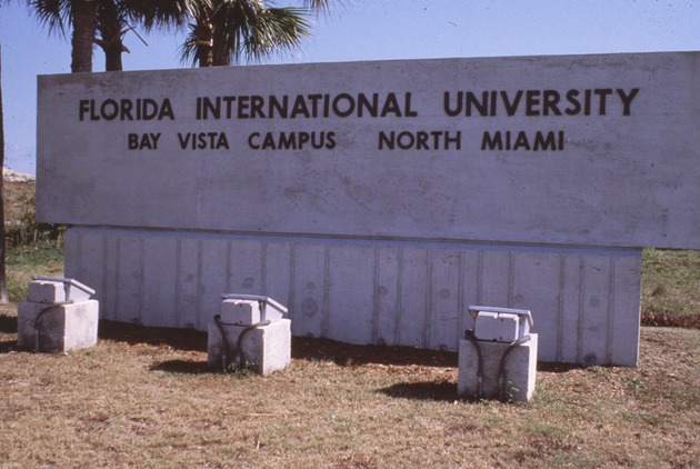 Florida International University Bay Vista Campus North Miami entrance