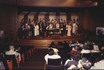 [1975/1980] Chorale group concert with conductor Clair McElfresh