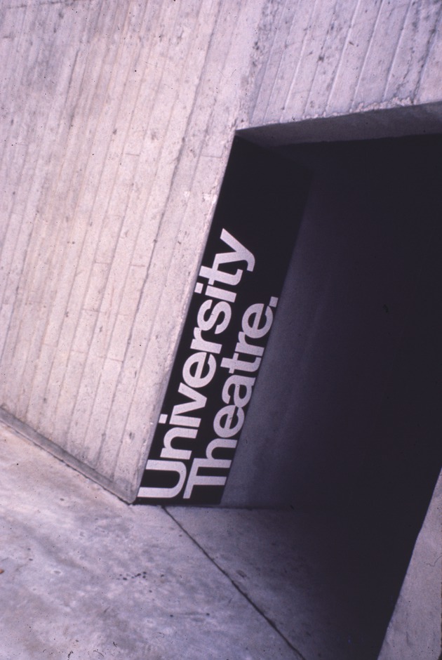University Theatre entrance