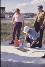 [1971-01-25] Laying the cornerstone Florida International University Tamiami Campus