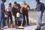 [1971-01-25] Laying the Florida International University cornerstone at the Tamiami Campus