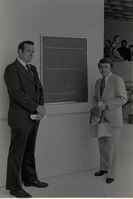 [1975-06] President Charles Perry at the Viertes Haus dedication ceremony