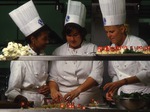 [1975/1980] Three students, Florida International University School of Hospitality and Tourism