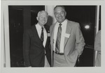 William Keppler Jr. and Bradley Biggs at the Black Faculty and Staff Reception 1991