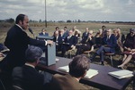 [1970-12] President Charles Perry presenting to the Senate Subcommittee on Universities and Community Colleges Meeting at the Tamiami Campus of Florida International University