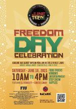 [2021-06] Freedom Day Celebration, Florida International University Juneteenth Postacard