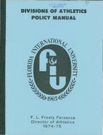 [1974] Division of Athletics Policy Manual 1974-75