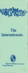 The Internationale, School of Hotel, Food and Travel Services, January 1973