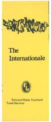 [1973-03] The Internationale, School of Hotel, Food and Travel Services, March 1973