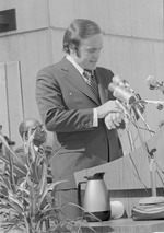 Charles E. Perry at the Florida International University opening day ceremony