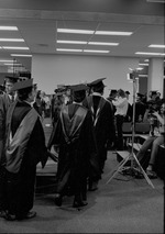 Student processional 1973 Spring Florida International University Commencement