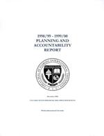 [1998-12-03] 1998-2000 Planning and Accountability Report College of Engineering and Applied Science