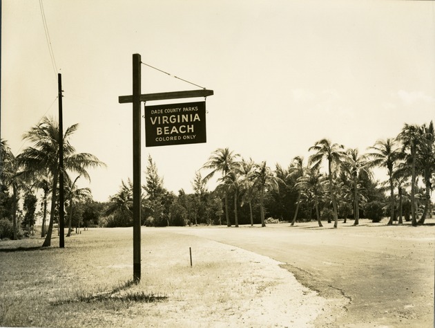 Sign for Virginia Beach - Recto