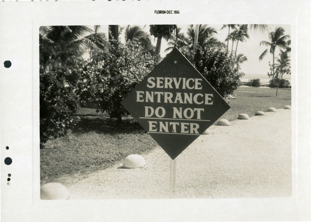 Service Entrance sign