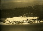 Aerial view of Virginia Beach southern shoreline with Concession Stand and Bathhouse