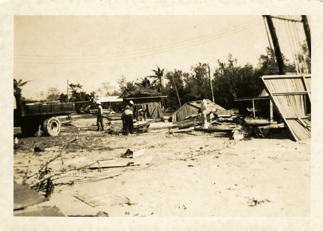 Clearing debris