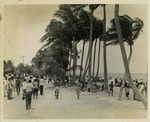 [1956] Visitors at Virginia Key Beach