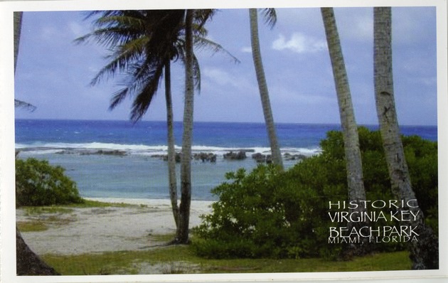 Beach scene postcard - 