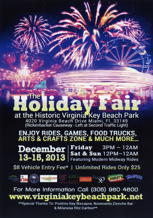 2013 Holiday Fair flyer - Recto