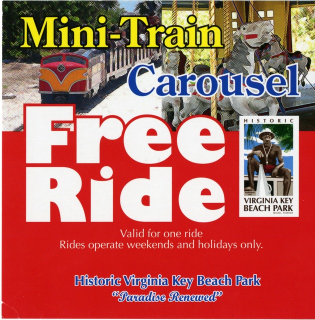 Miniature train voucher - Recto