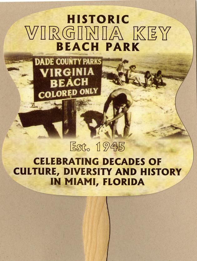 Virginia Key Beach fan - Recto