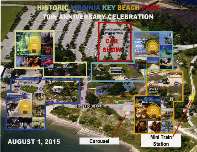 70th Anniversary Celebration Map