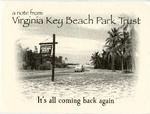A note from Virginia Key Beach Park