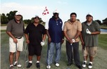Larry Little with members of Miccosukee Tribe