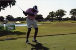Deacon Jones playing golf
