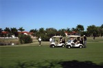 [2007-12-12] Golf carts on green