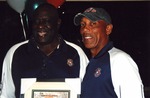 Larry Little with Eric Knowles