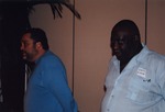[2008-12] Larry Little and another guest at reception