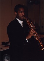 Man playing saxophone