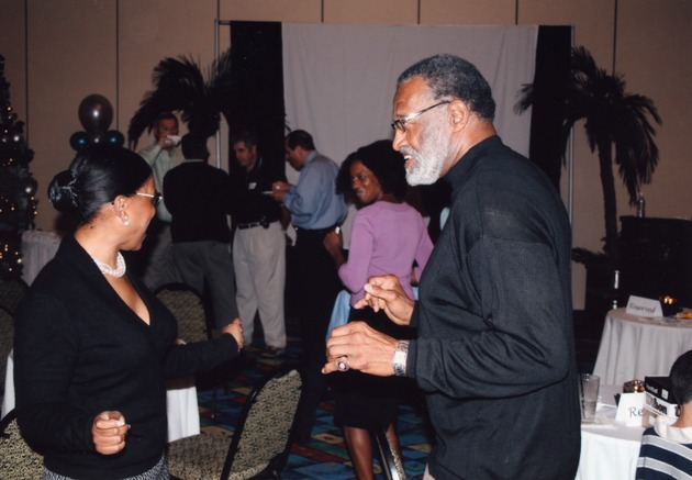 Guests dancing at reception