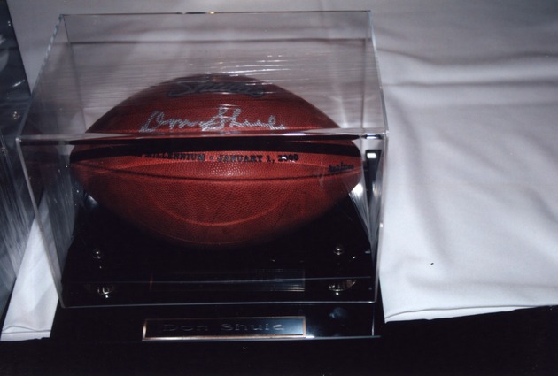 Signed football