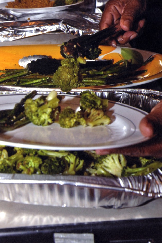 Broccoli on plate