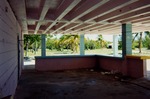 Interior view of front of old concession stand