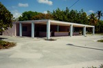 Exterior view of old concession stand