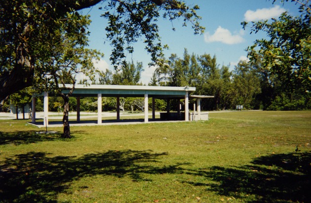 View of the main pavilion pre-restoration