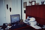 Desk in office