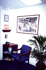 Office with chair