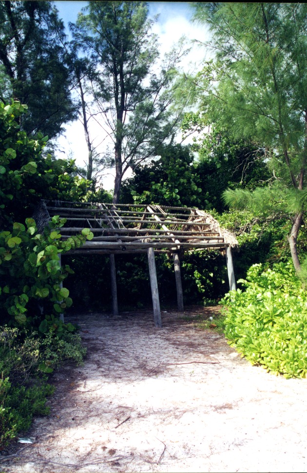 Wooden shelter frame