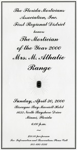 [2000-04-30] Mortician of the Year Banquet flyer