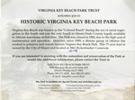 Historic Virginia Key Beach Park flyer