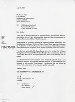 Letter from Richard Heisenbottle to City of Miami