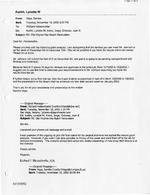 Sandra Vega Email to Richard Heisenbottle Requesting Historical Paint Analysis