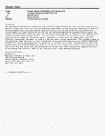 [2003-02-25] Carolyn Mitchell Email to David Shorter Requesting Information about the Historical Significance of the Concrete Parking Lot